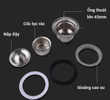 Gia công các loại gioăng cao su chậu rửa, lavabo,...